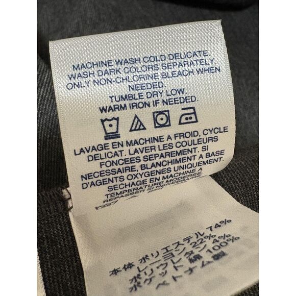 Lands End Outfitters Dress Womens 18W Gray Short Sleeve Knit Shift Pockets - Picture 8 of 8